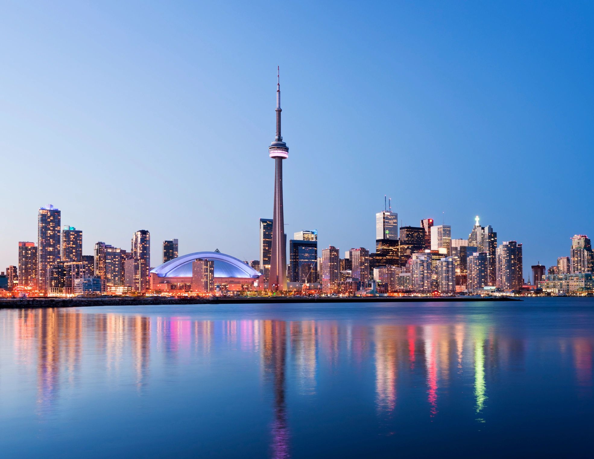 Toronto skyline map